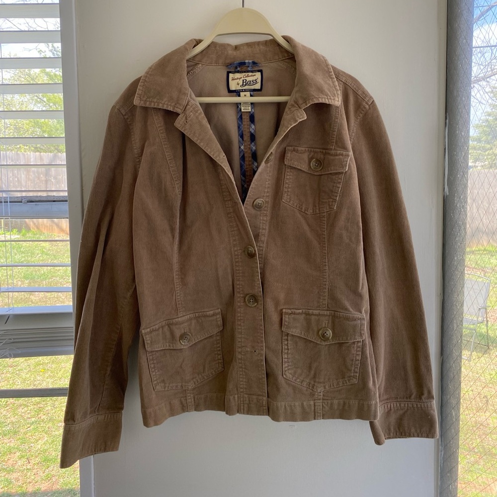 Women’s Tan Corduroy Jacket